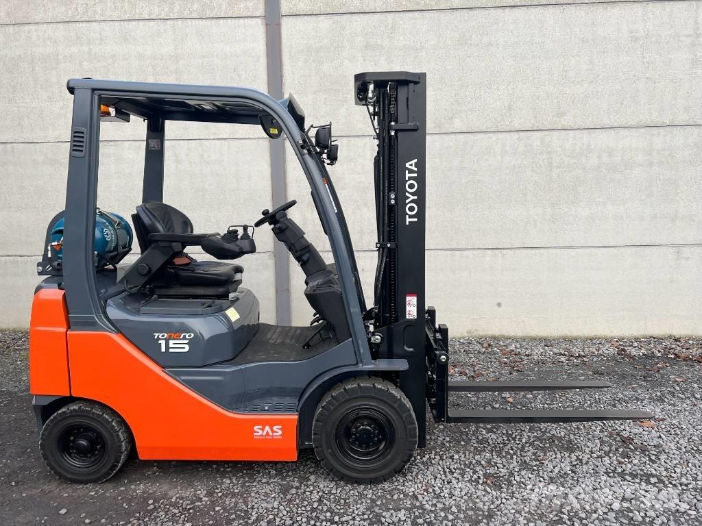 Toyota 02-8 FGF 15 Stivuitor GPL