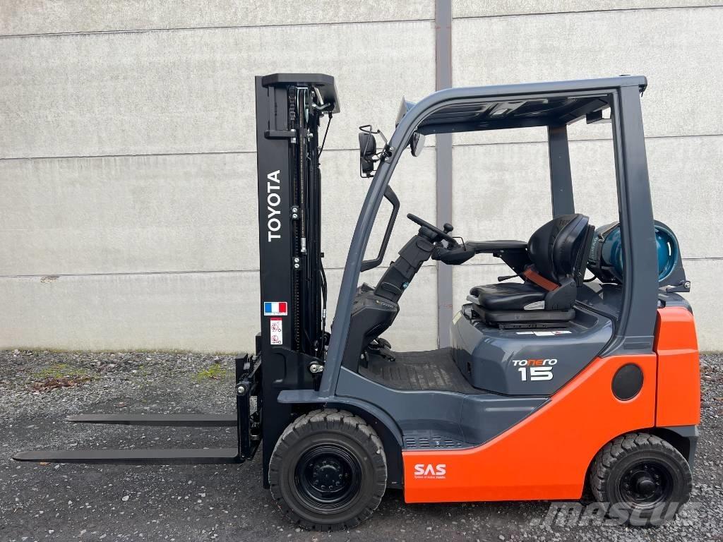 Toyota 02-8 FGF 15 Stivuitor GPL