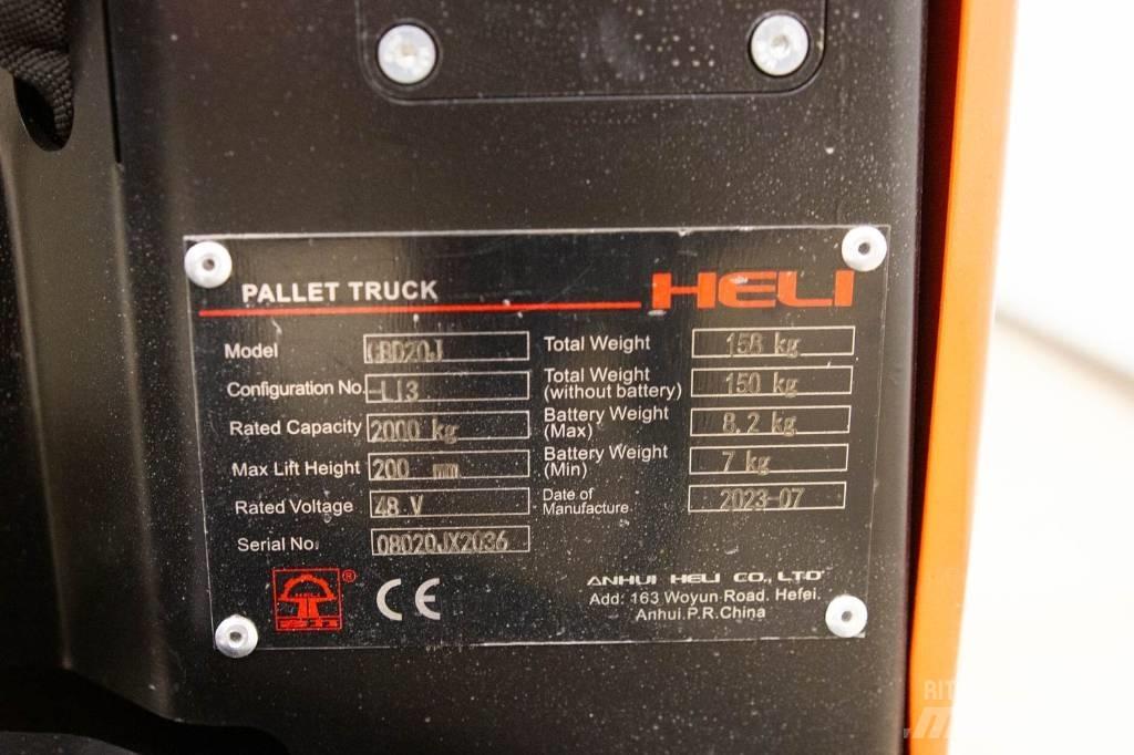 Heli CBD 20 Transpaleta manuala