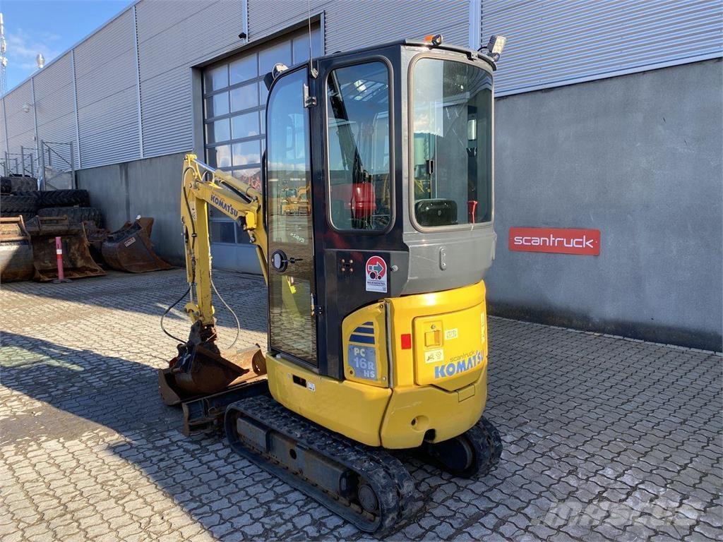 Komatsu PC16R-3HS Excavatoare cu roti