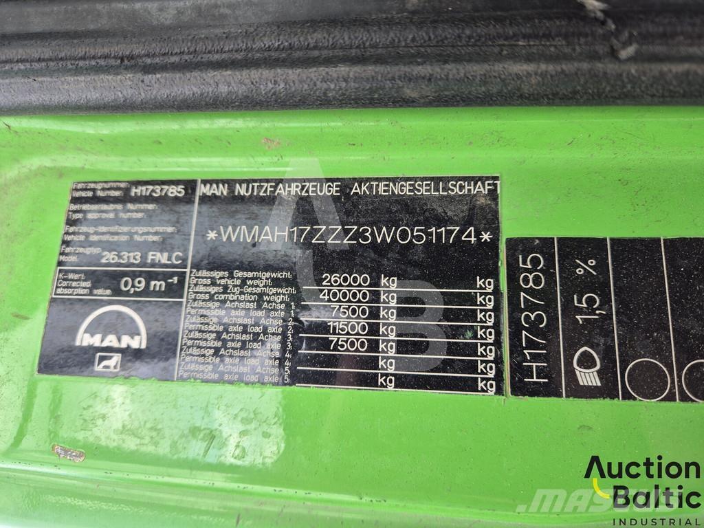 MAN TGA26.310 Camion de deseuri