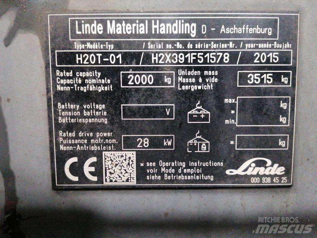 Linde H20T-01 Stivuitor GPL