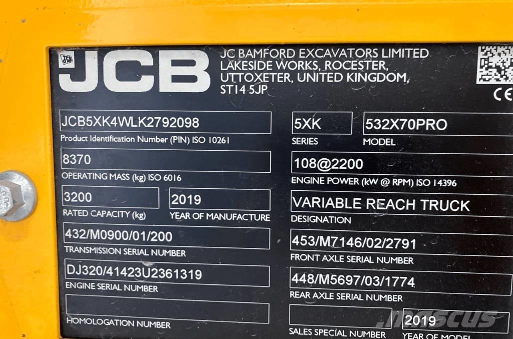 JCB 532-70 Manipulatoare agricole