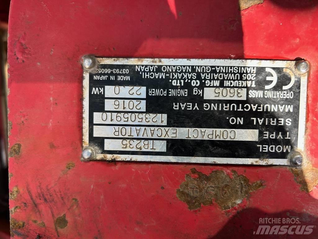 Takeuchi TB 235 Mini excavatoare < 7t