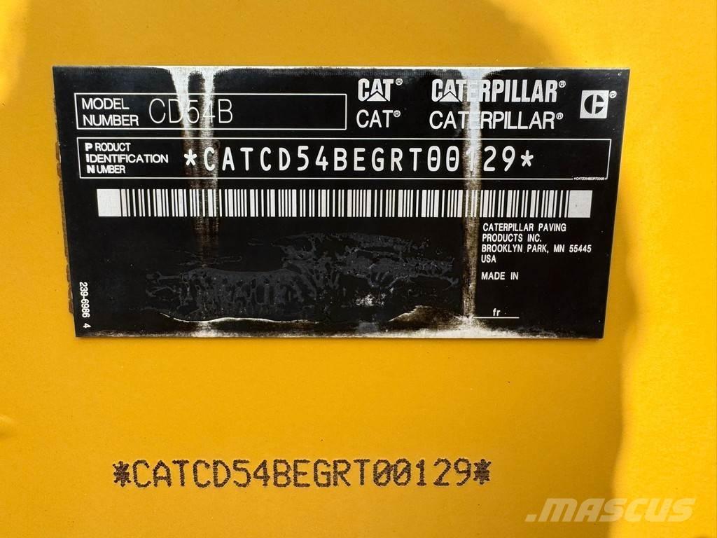 CAT CD54B Cilindri compactori dubli
