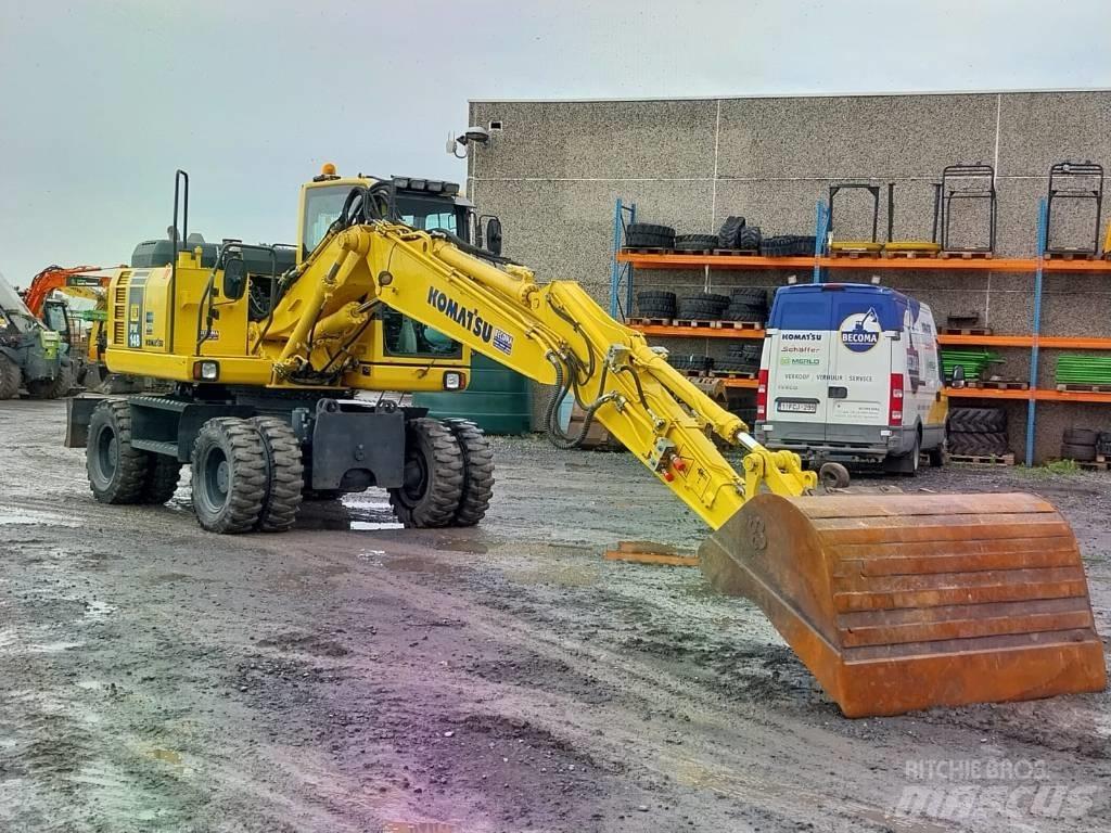 Komatsu PW148-8 Excavatoare cu roti
