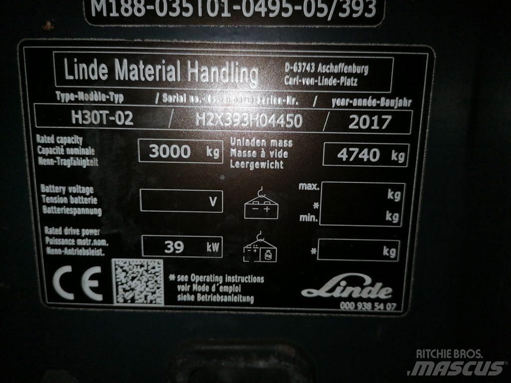 Linde H30T-02 Stivuitor GPL