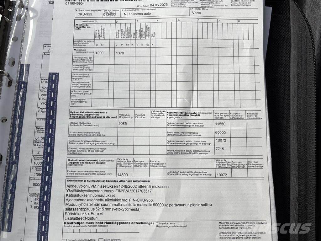Volvo FM370 6x2 Camioane cu macara
