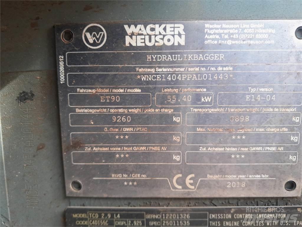 Wacker Neuson ET90 Mini excavatoare < 7t