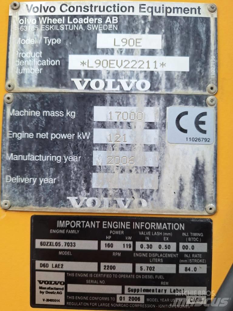 Volvo L 90 E Incarcator pe pneuri