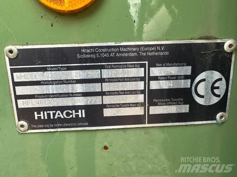 Hitachi ZW 150 Incarcator pe pneuri