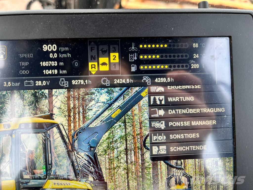 Ponsse Bear 8W Combine forestiere
