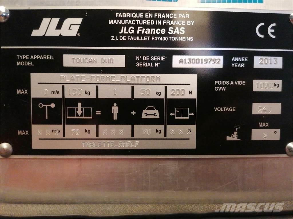 JLG TOUCAN DUO Alte ascensoare si platforme