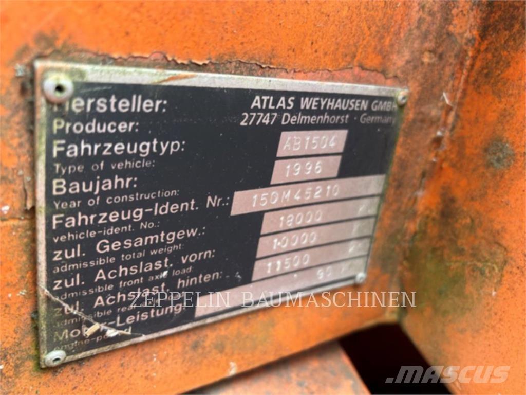 Atlas 1504 Excavatoare cu roti