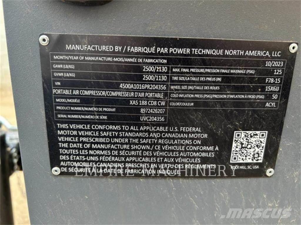 Atlas Copco XAS188CD Compresoare