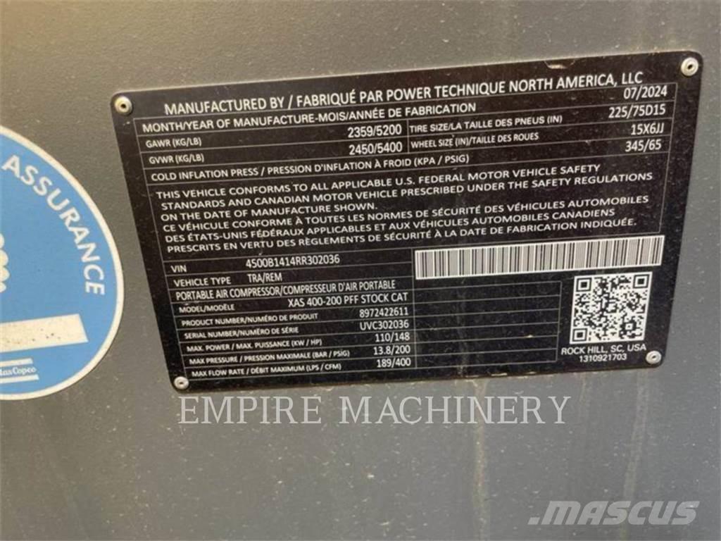 Atlas Copco XAS400CD Compresoare