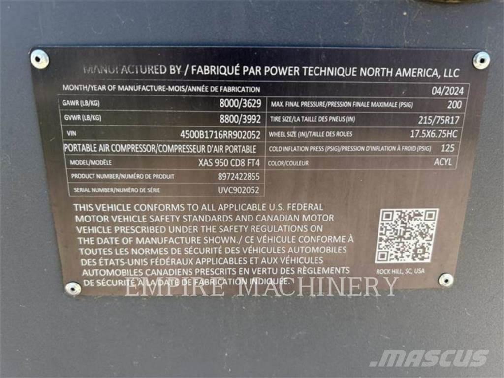 Atlas Copco XAS950CD Compresoare