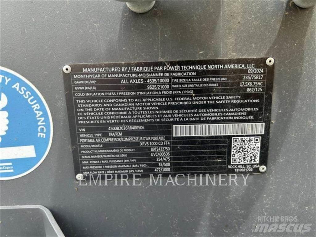 Atlas Copco XRVS1000CD Compresoare