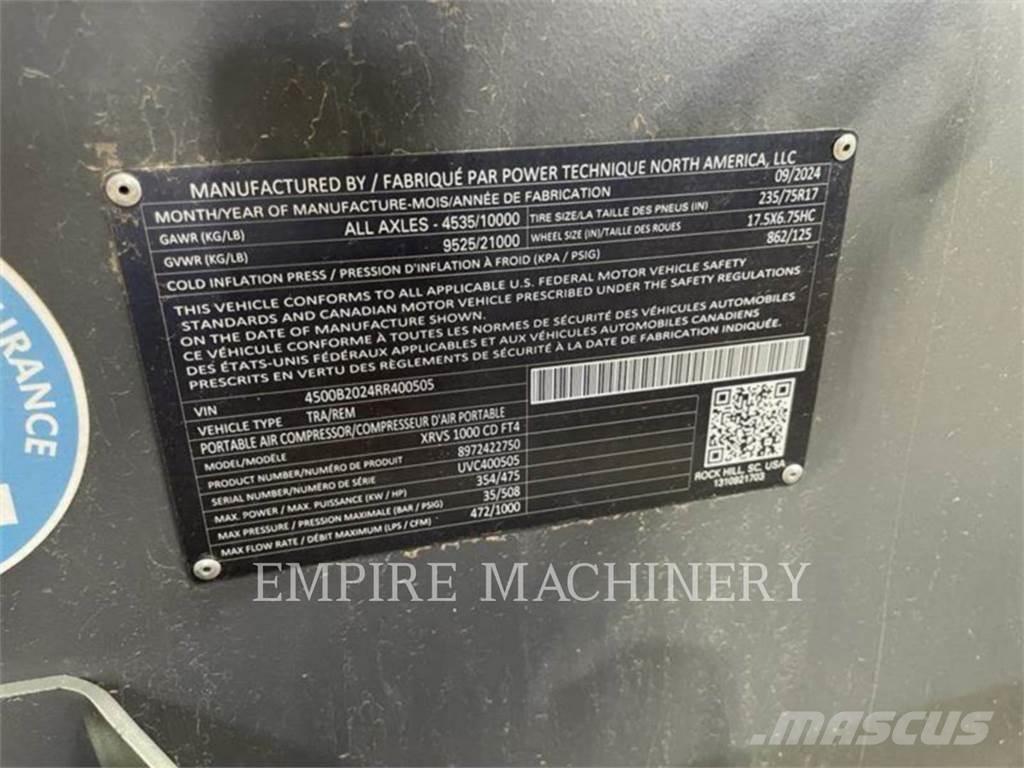 Atlas Copco XRVS1000CD Compresoare