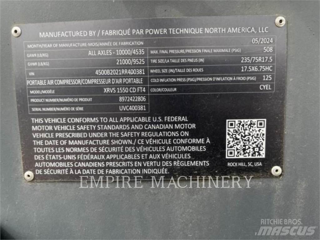 Atlas Copco XRVS1550CD Compresoare