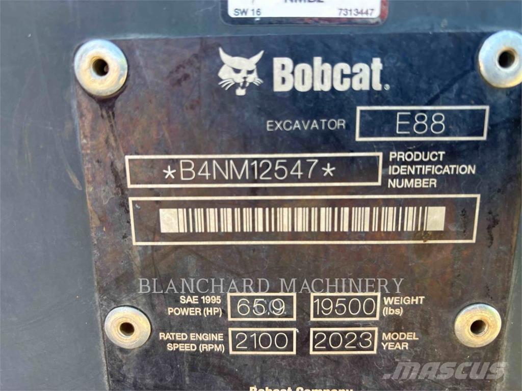Bobcat E88 Excavatoare pe șenile
