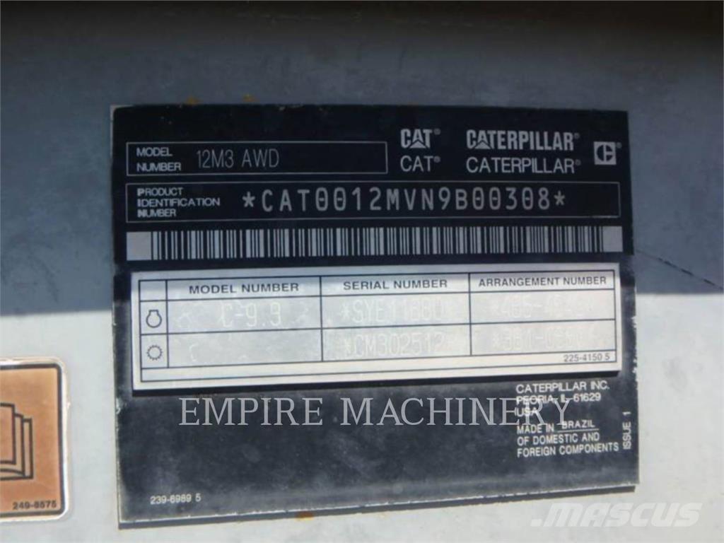 CAT 12M3 AWD Gredere