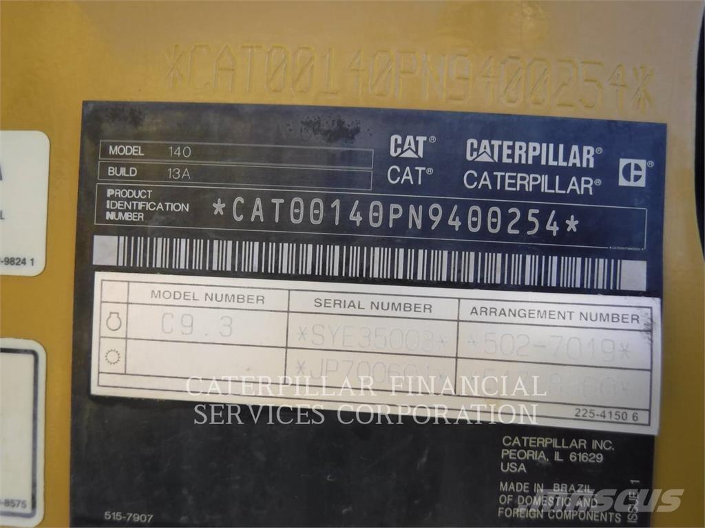 CAT 140-13 Gredere