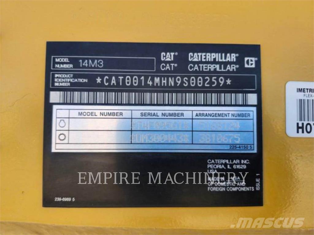 CAT 14M3 Gredere