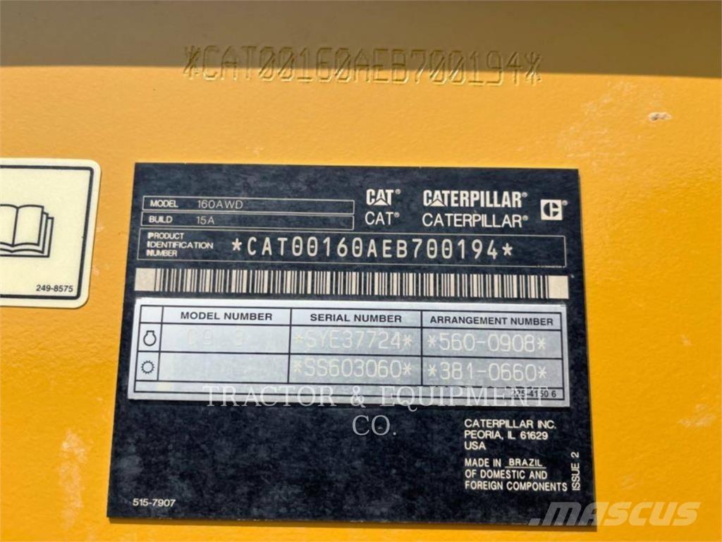 CAT 160 AWD Gredere