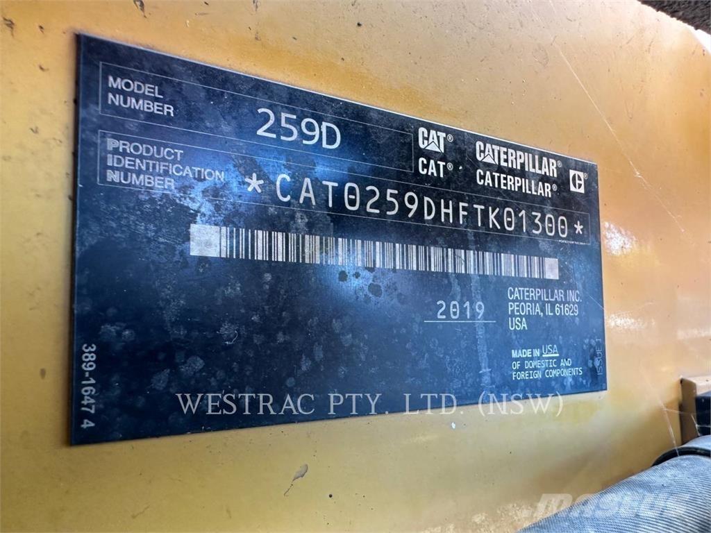 CAT 259D Încarcatoare cu excavator