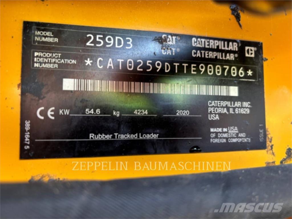 CAT 259D Mini incarcator