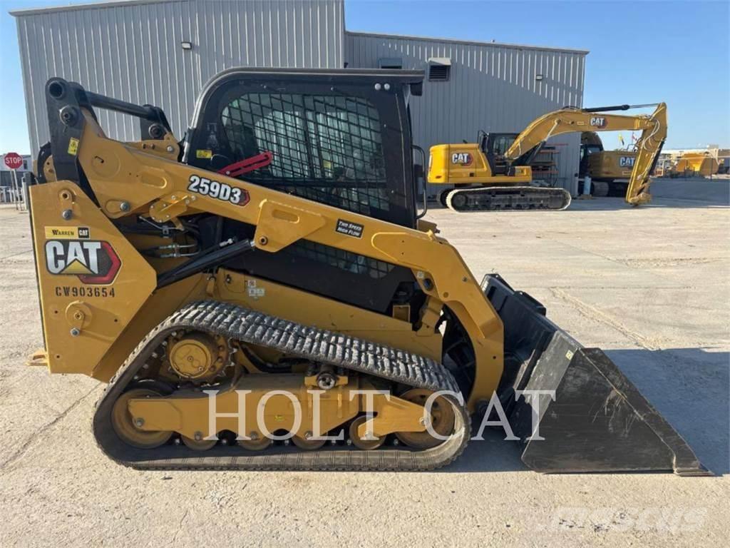 CAT 259D CAB Încarcatoare cu excavator