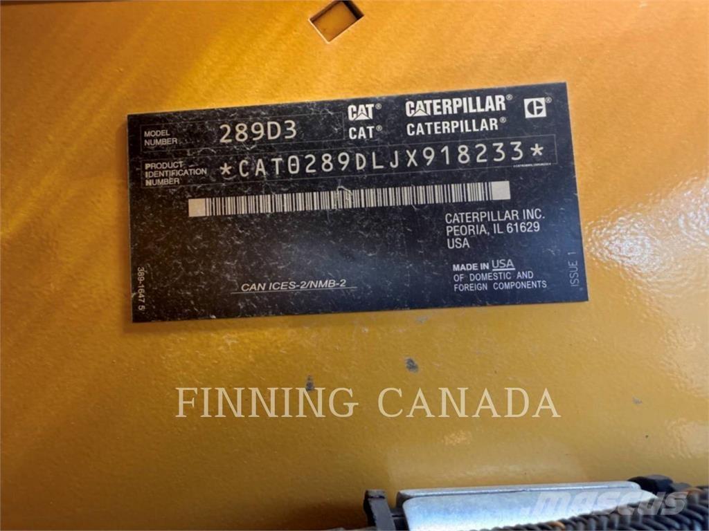 CAT 289D3 Încarcatoare cu excavator