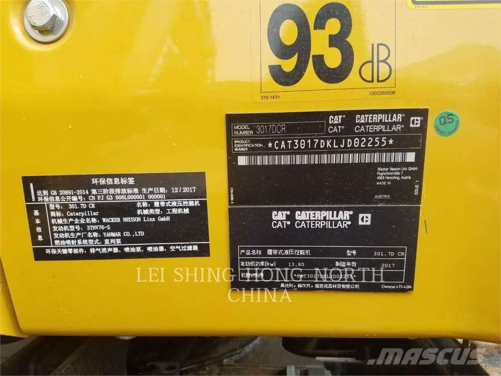 CAT 301.7DCR Excavatoare pe șenile
