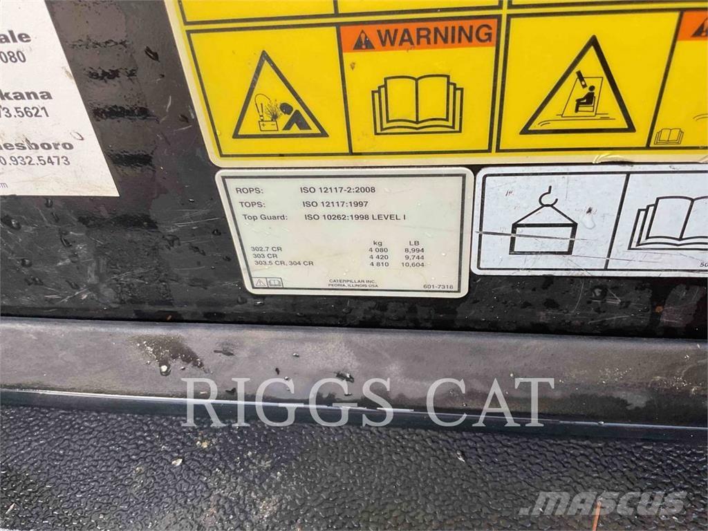 CAT 302.707CR Excavatoare pe șenile
