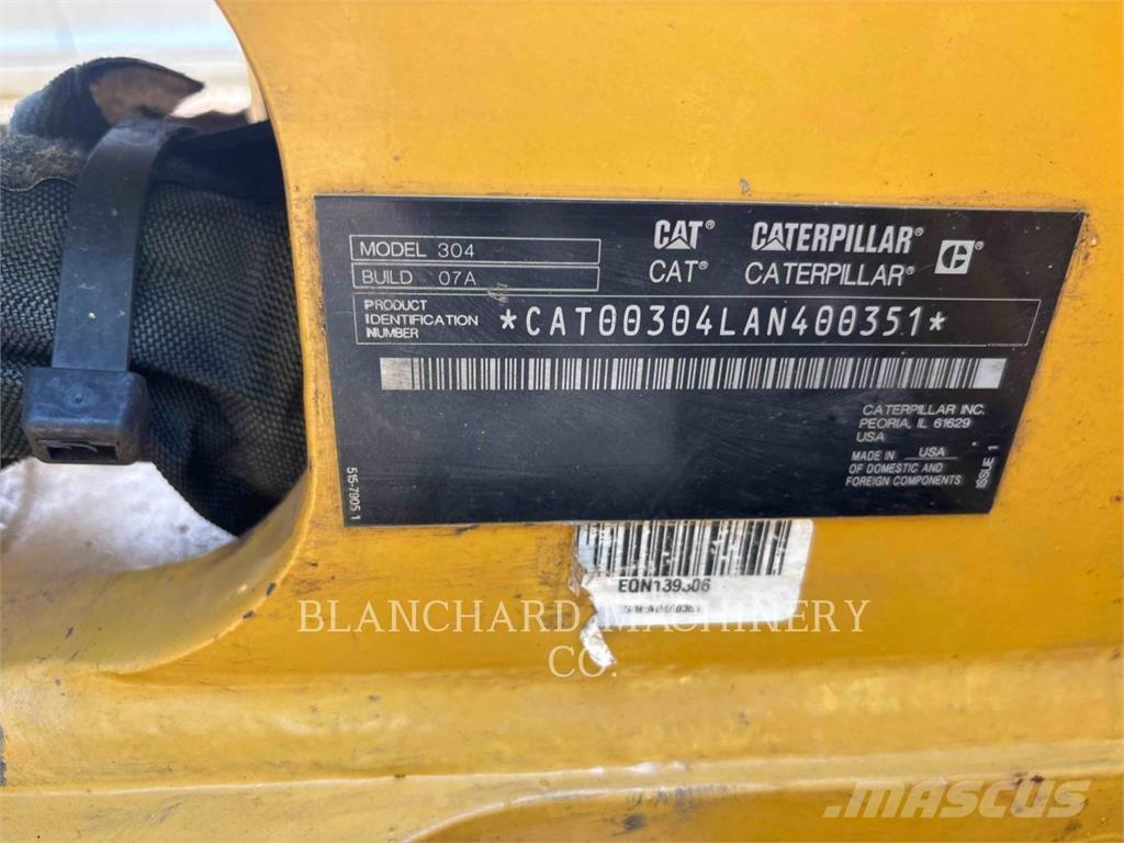 CAT 304 Excavatoare pe șenile
