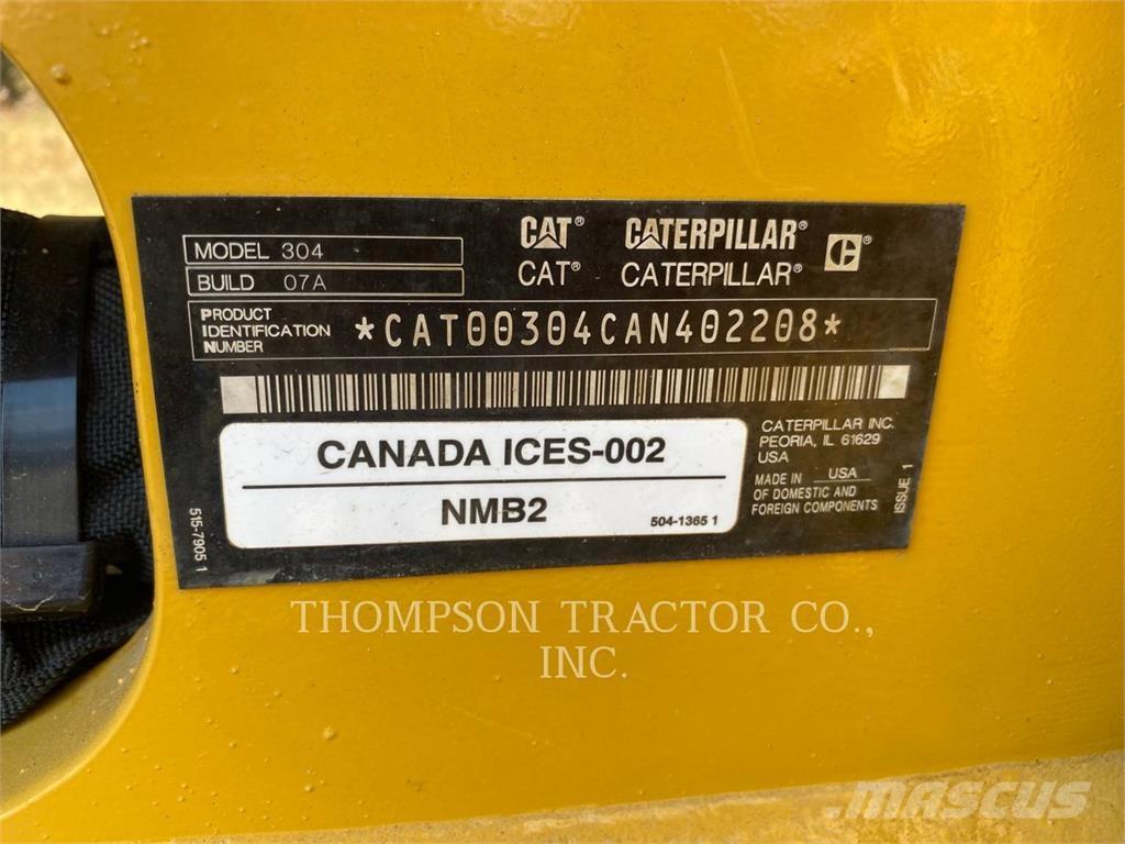 CAT 304 Excavatoare pe șenile
