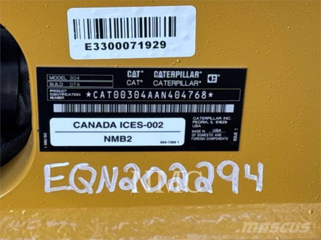 CAT 304-07 Excavatoare pe șenile
