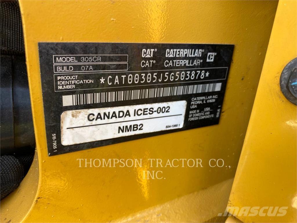 CAT 305 CR Excavatoare pe șenile
