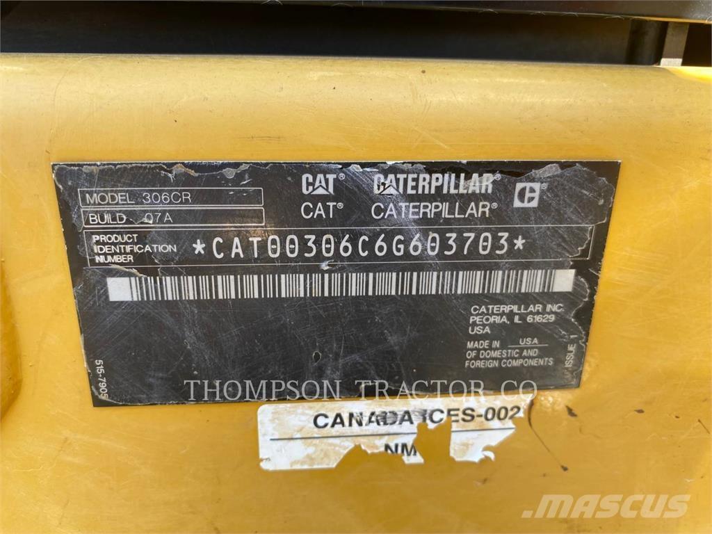 CAT 306CR Excavatoare pe șenile
