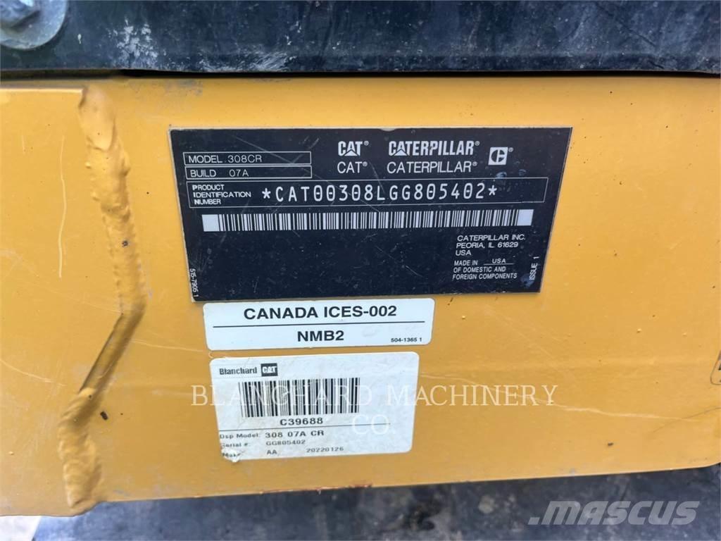CAT 308-07CR Excavatoare pe șenile
