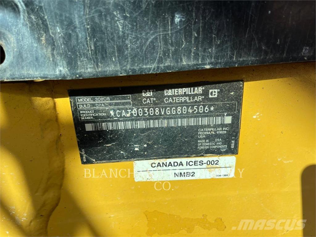 CAT 308CR Excavatoare pe șenile
