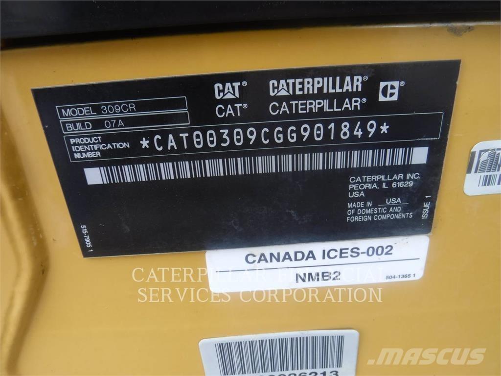 CAT 309-07CR Excavatoare pe șenile
