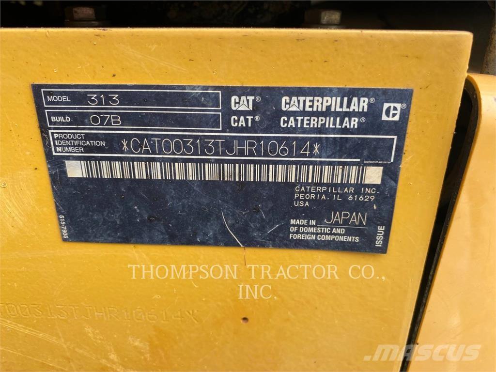 CAT 313 Excavatoare pe șenile

