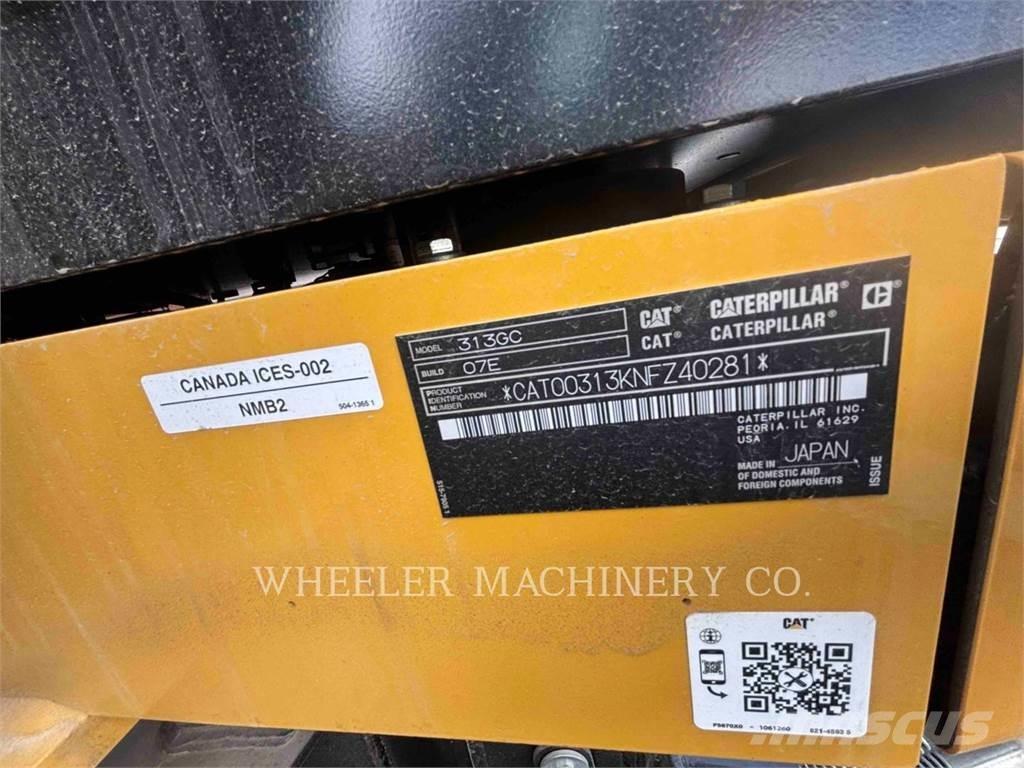 CAT 313 GC CF Excavatoare pe șenile
