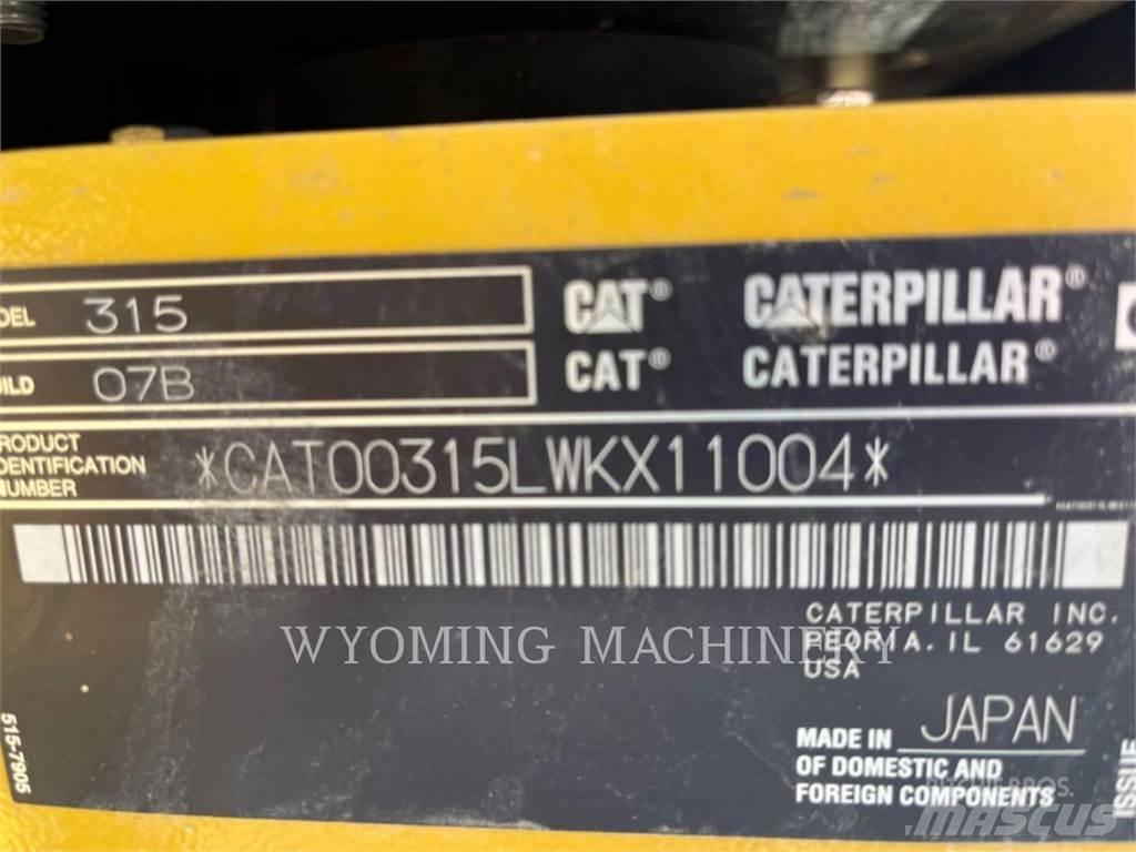CAT 315 Excavatoare pe șenile
