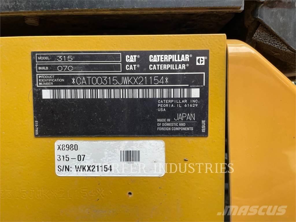 CAT 315-07 Excavatoare pe șenile
