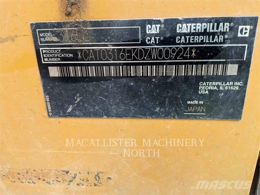 CAT 316EL Excavatoare pe șenile
