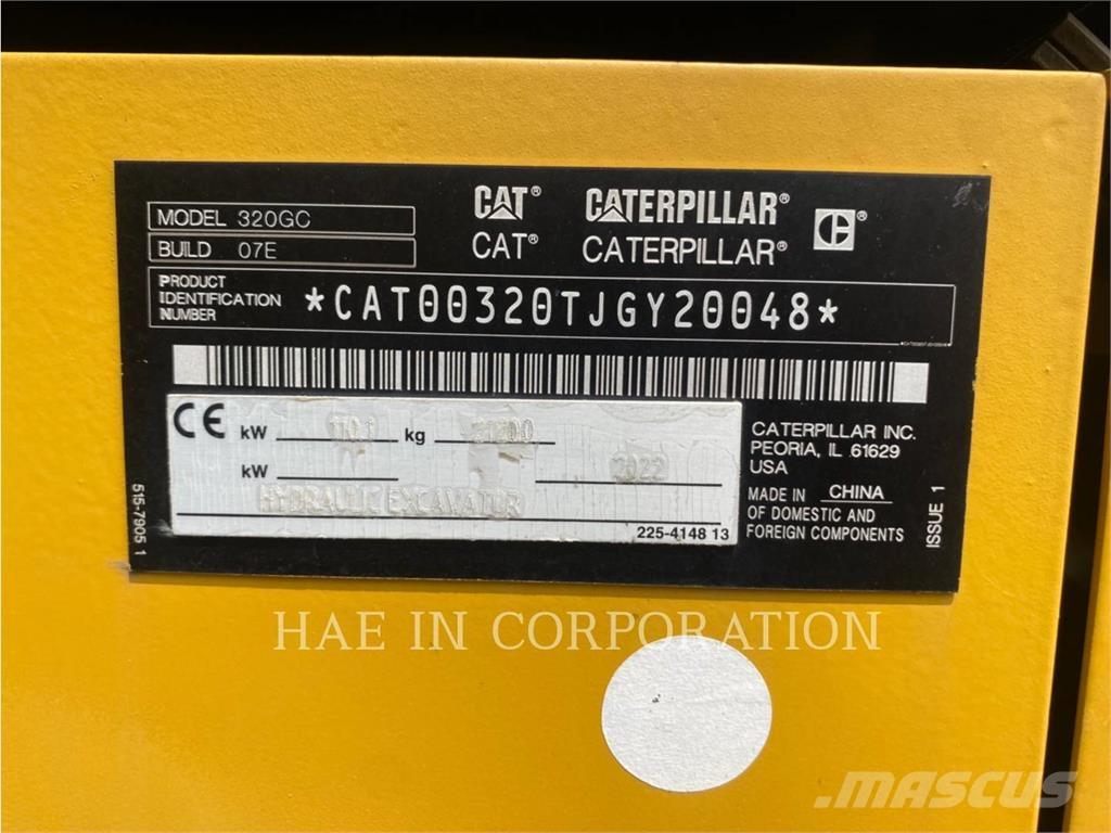 CAT 320-07GC Excavatoare pe șenile
