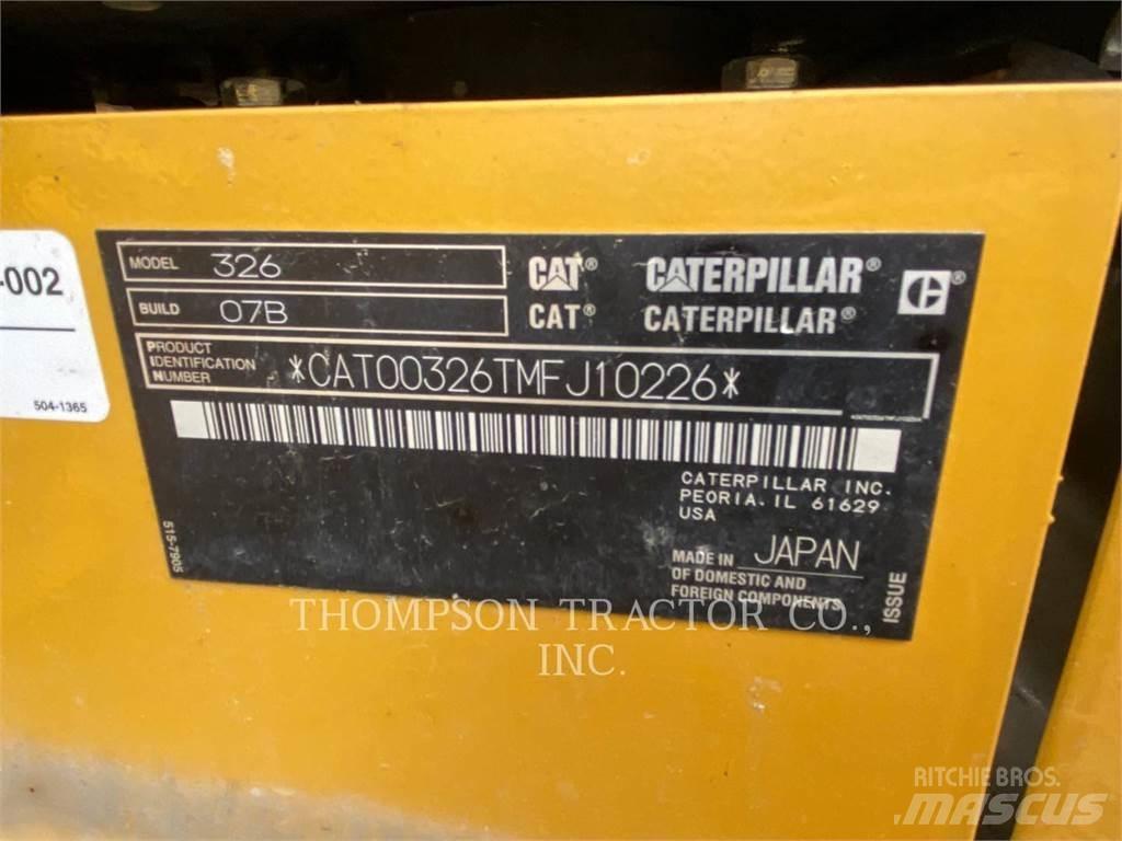 CAT 326 Excavatoare pe șenile
